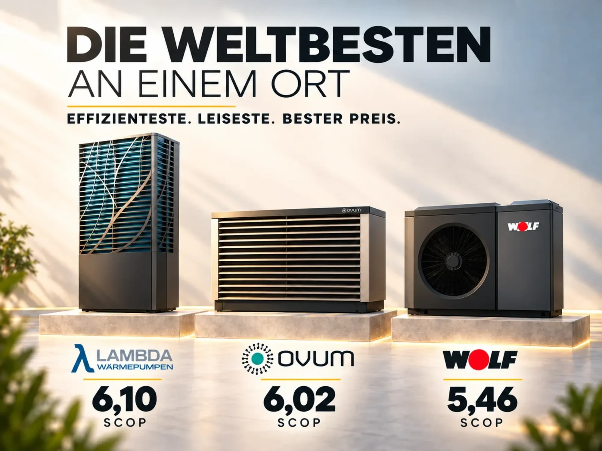 Beste Wärmepumpen und bester Einbau mit Green Vision