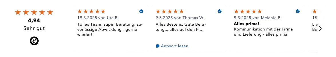 Bewertungen Trusted Shops