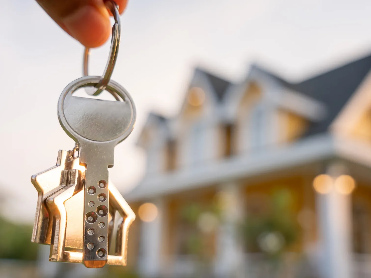 Keys outside of new home