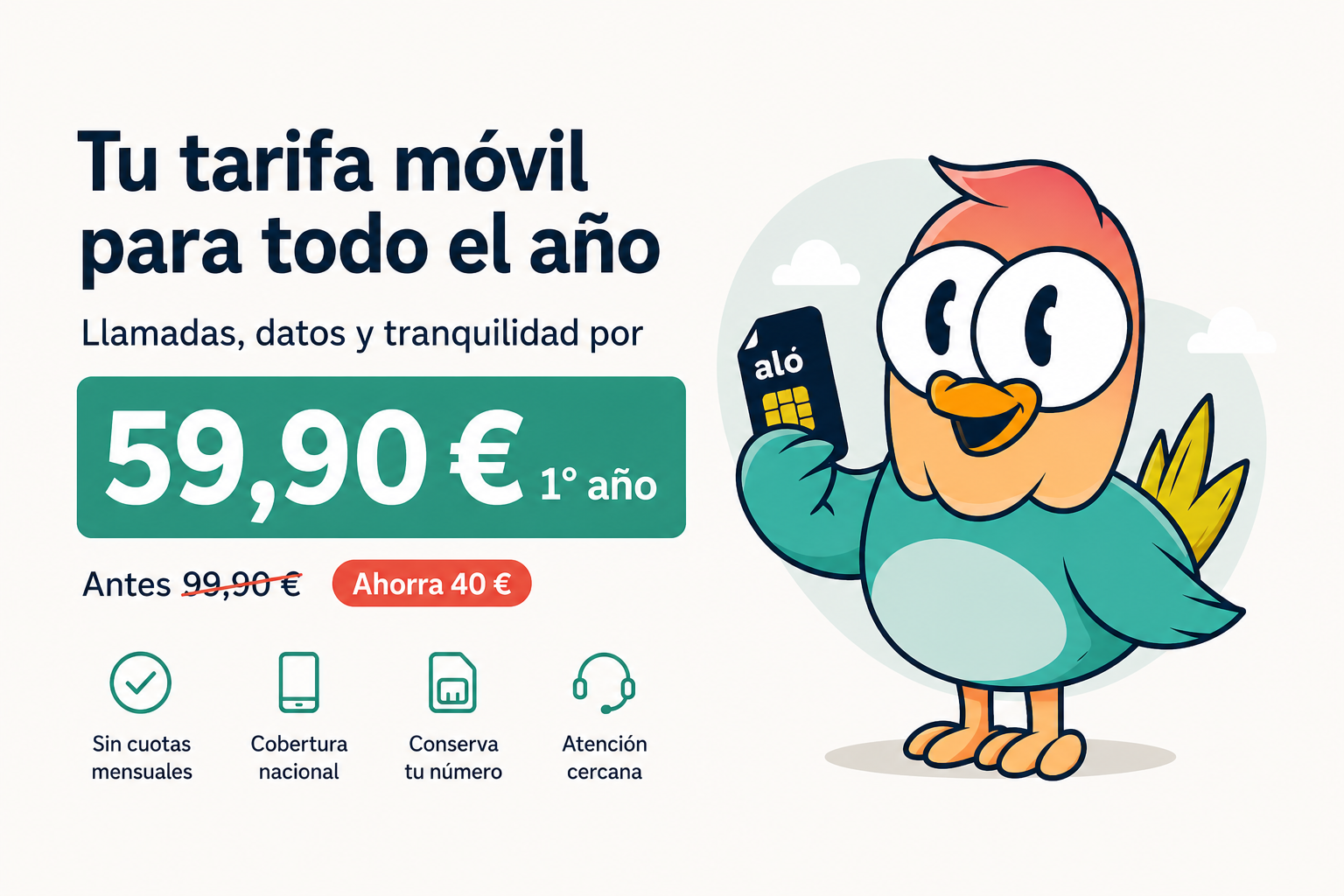 aló - Tu tarifa móvil para todo el año