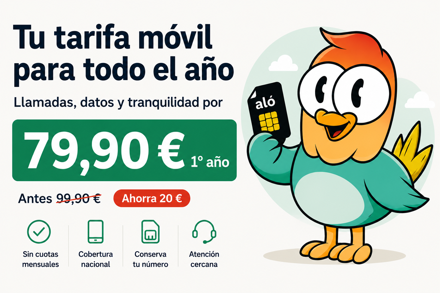 aló - Tu tarifa móvil para todo el año