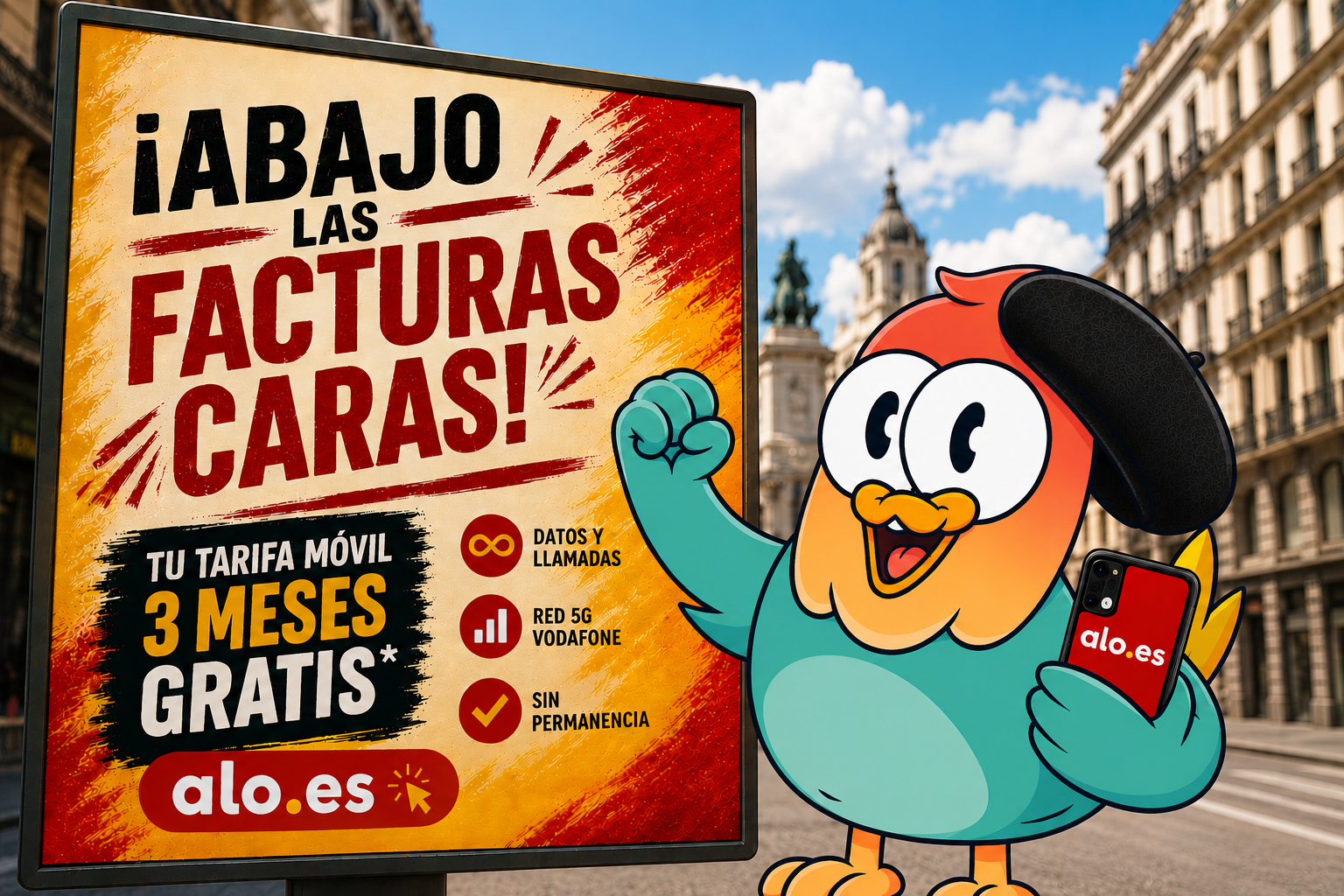 aló - ¡ABAJO LAS FACTURAS CARAS!