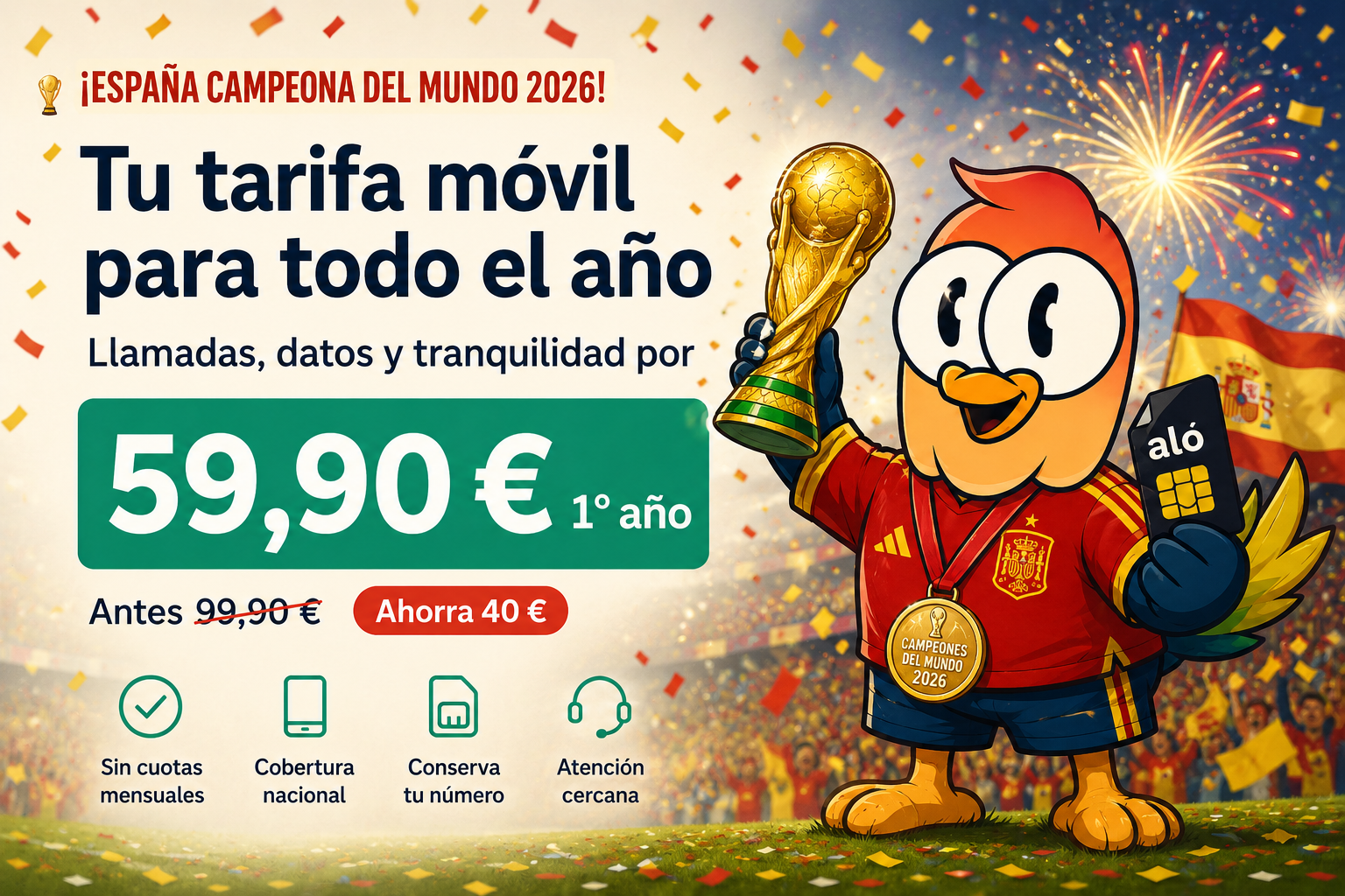 aló - Tu tarifa móvil para todo el año