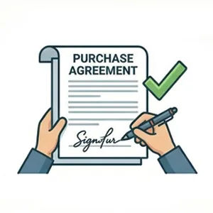 Signed purchase agreement