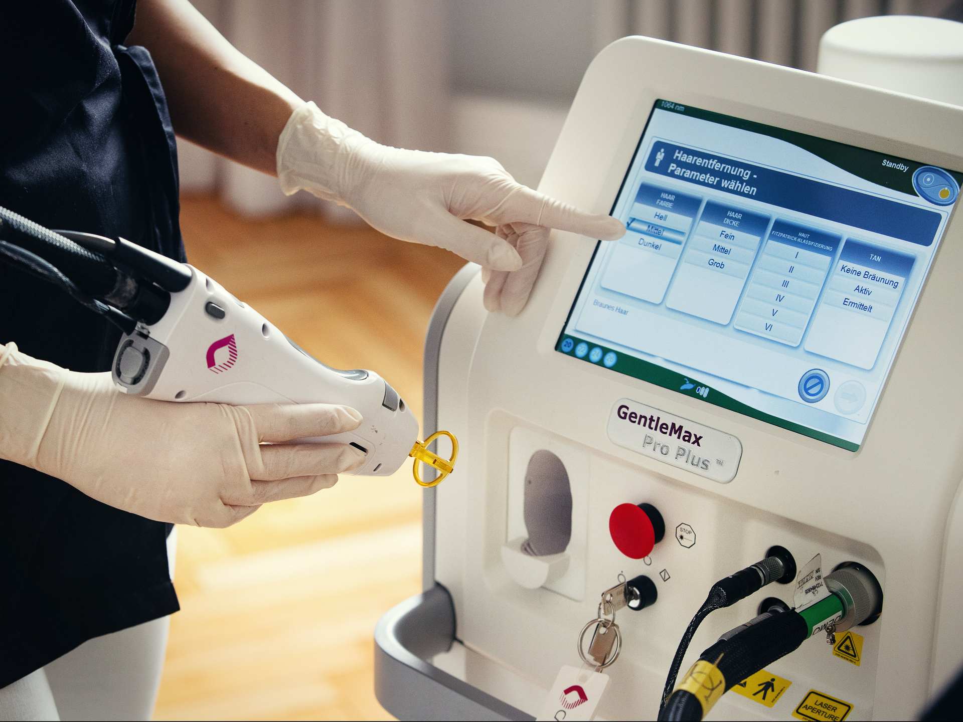 Haarentfernung GentleMax Pro Plus
