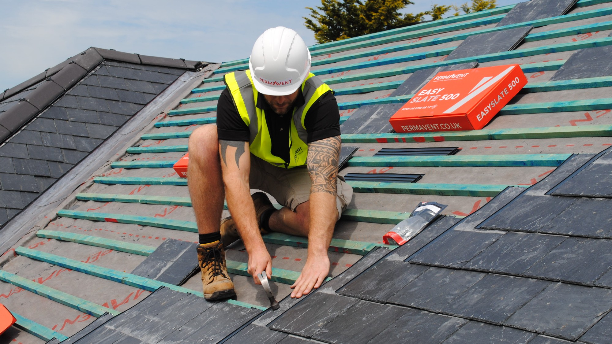 Slate construction