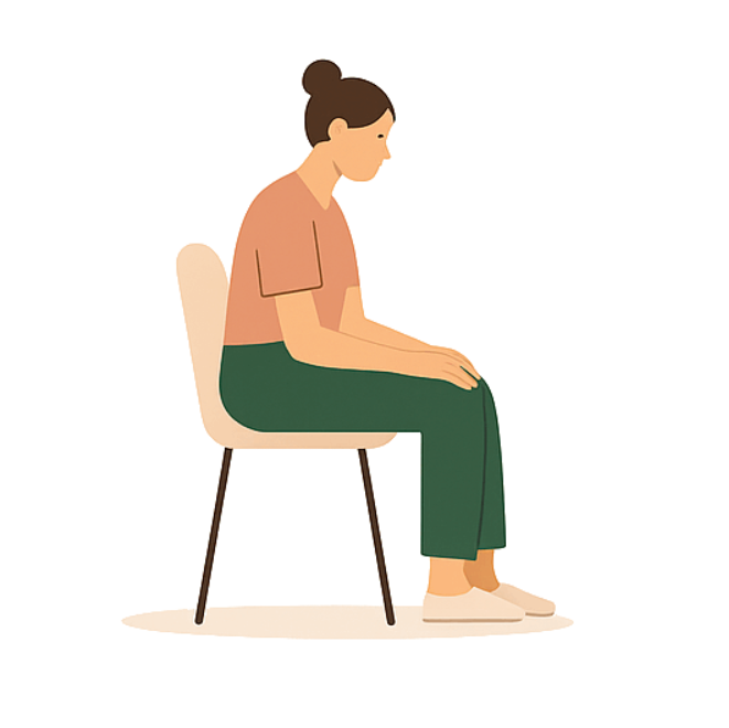 Most of the day seated