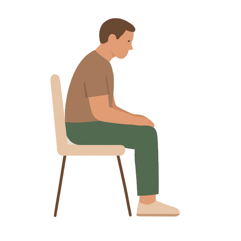 Most of the day seated