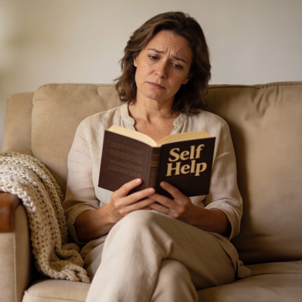Therapy or self-help books