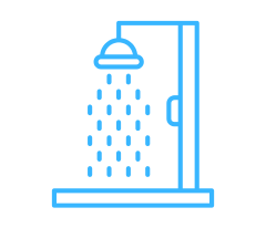 Ebenerdige Dusche