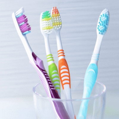 Plastic toothbrush