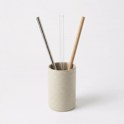 Metal, Glass, Paper, or No Straw