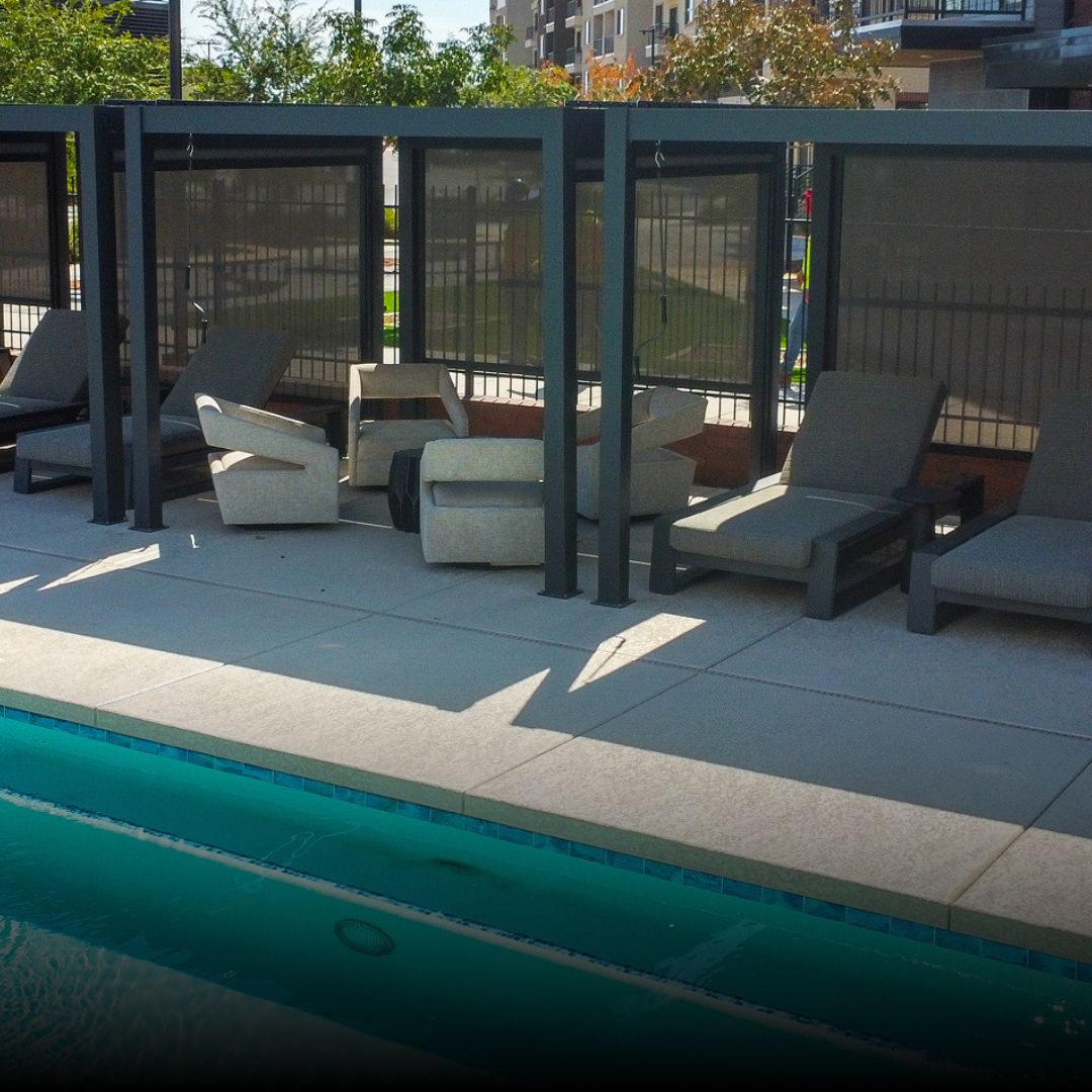 Enjoy Poolside Shade