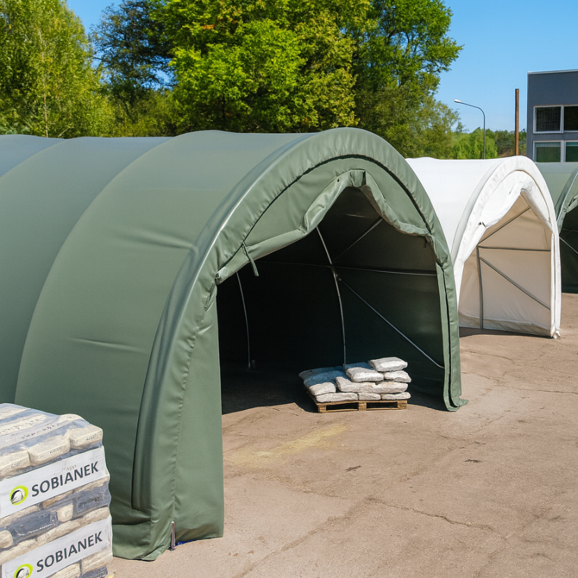 Rundbogenhalle 6m x 6m x 3.6m