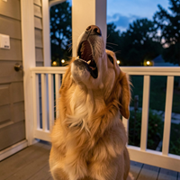 Barking, howling, or whining constantly