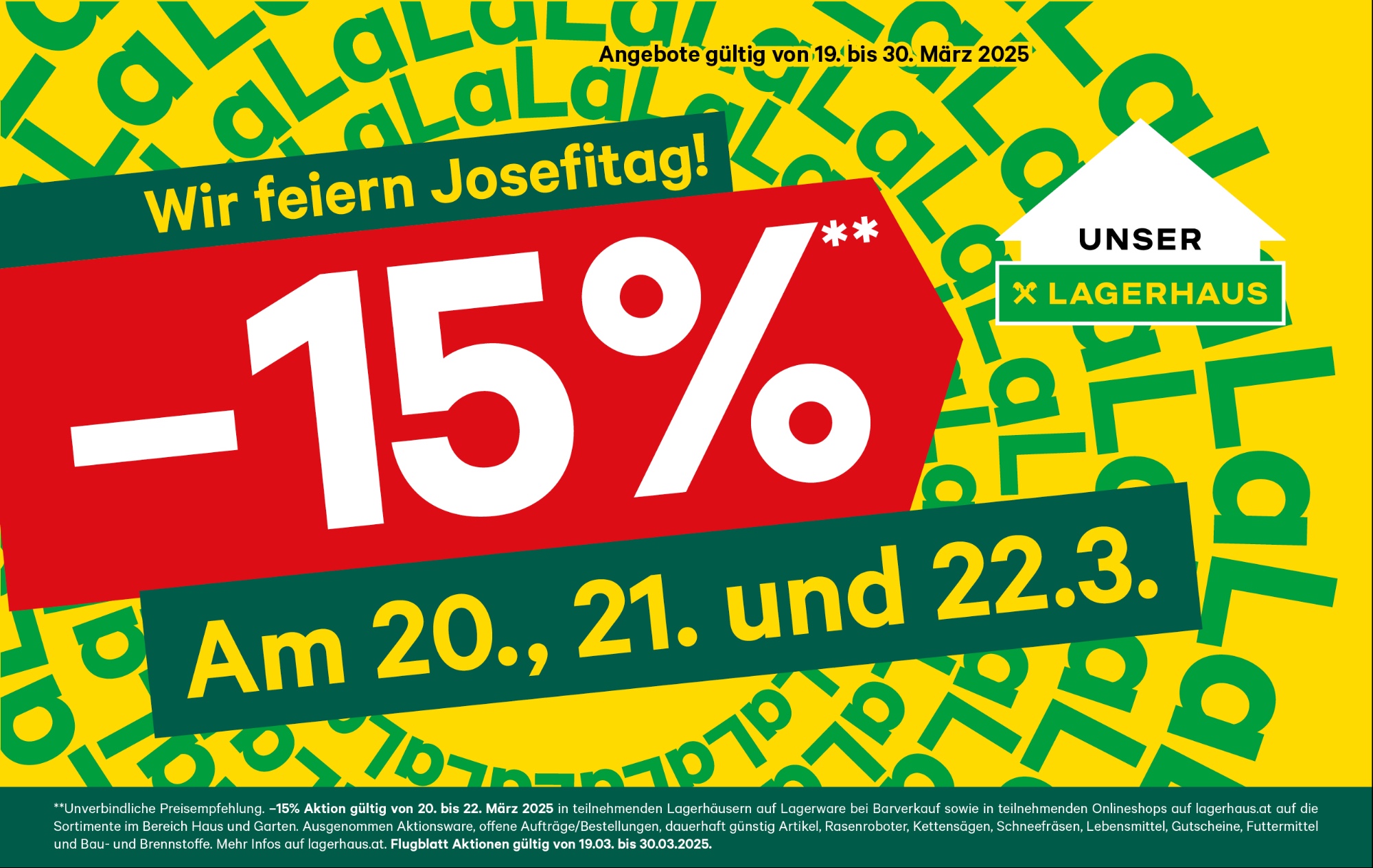 Lagerhaus Josefitage