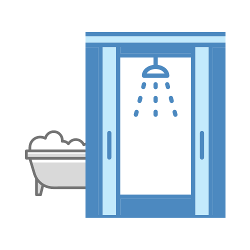 Wanne zu Dusche