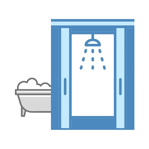 Wanne zu Dusche