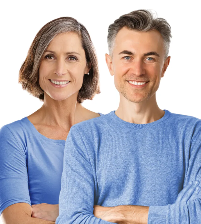 40–55 years old, ready to breathe clearly again