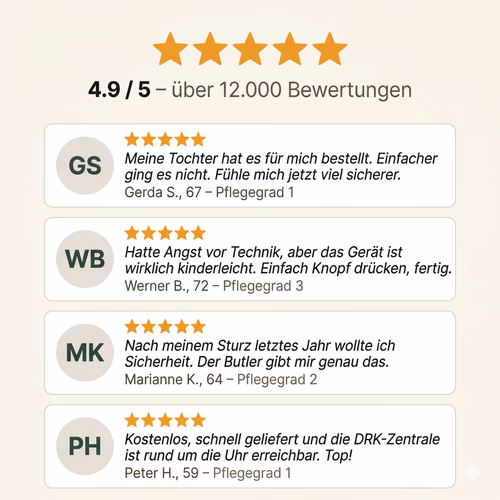 der Butler – Lieferumfang