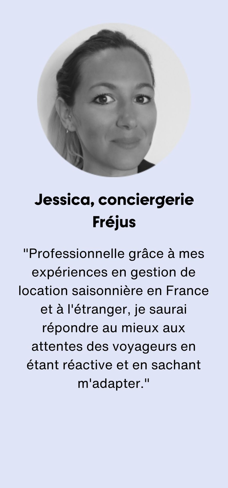 Jessica conciergerie Frejus