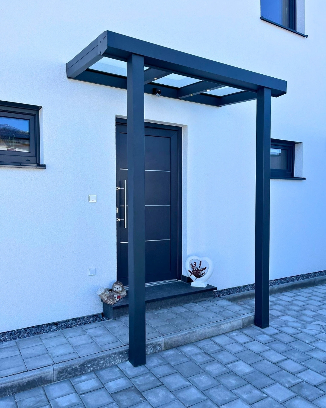 Glas milchig