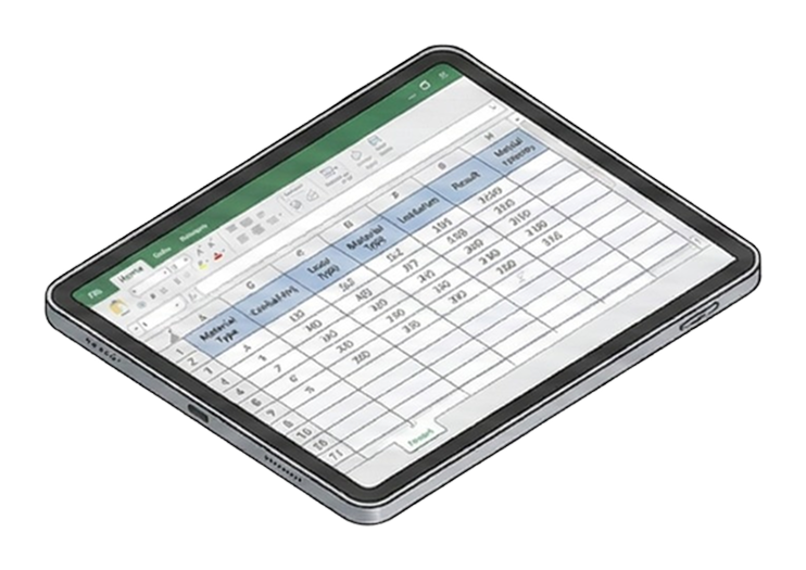 We build technical spreadsheets & share it externally.