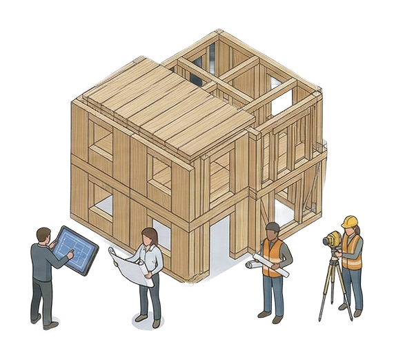 Our internal engineering does design end to end. Third party engineers aren't required for our projects.