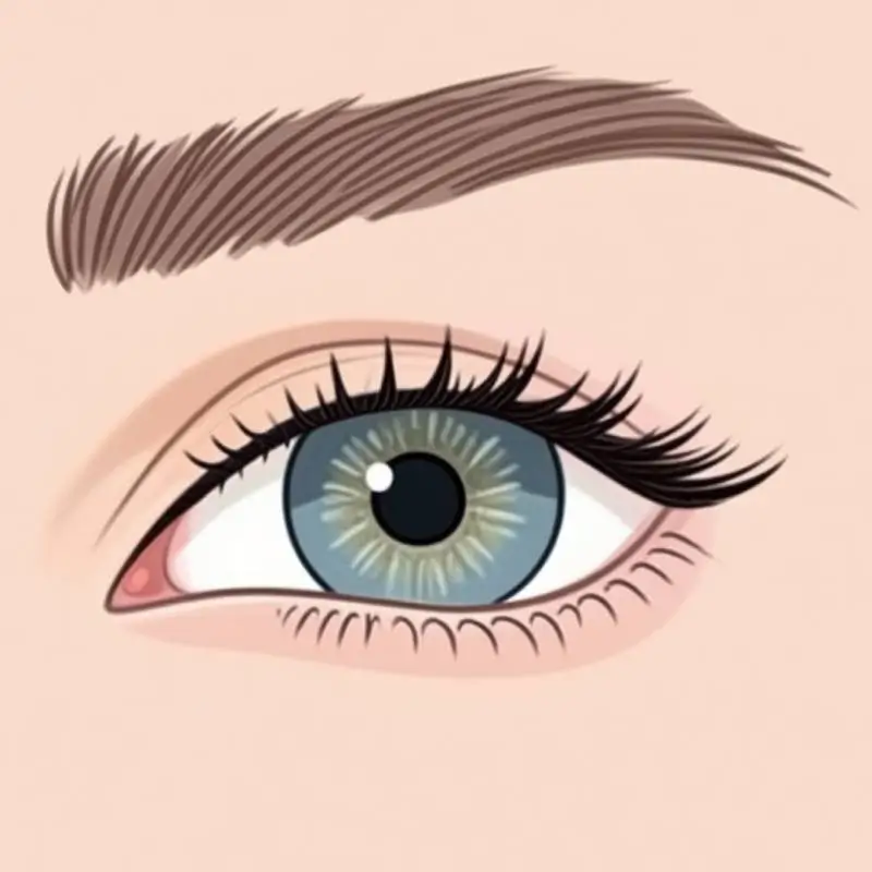 Short but visible (6-8mm)