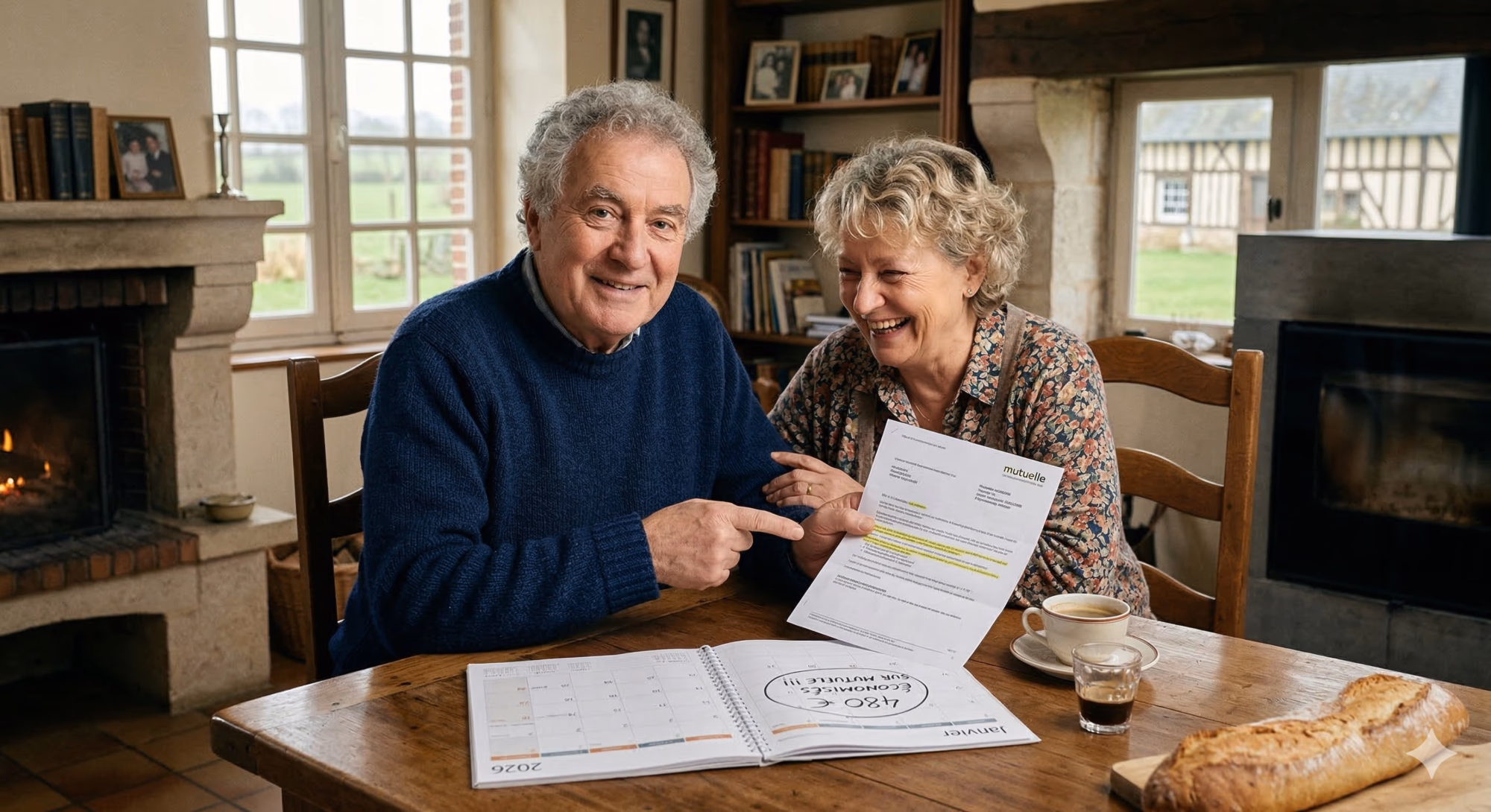 Couple senior heureux