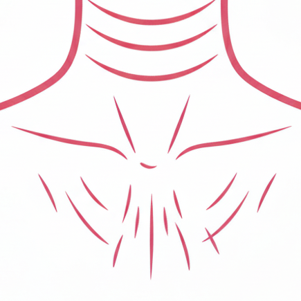 Neck or chest lines