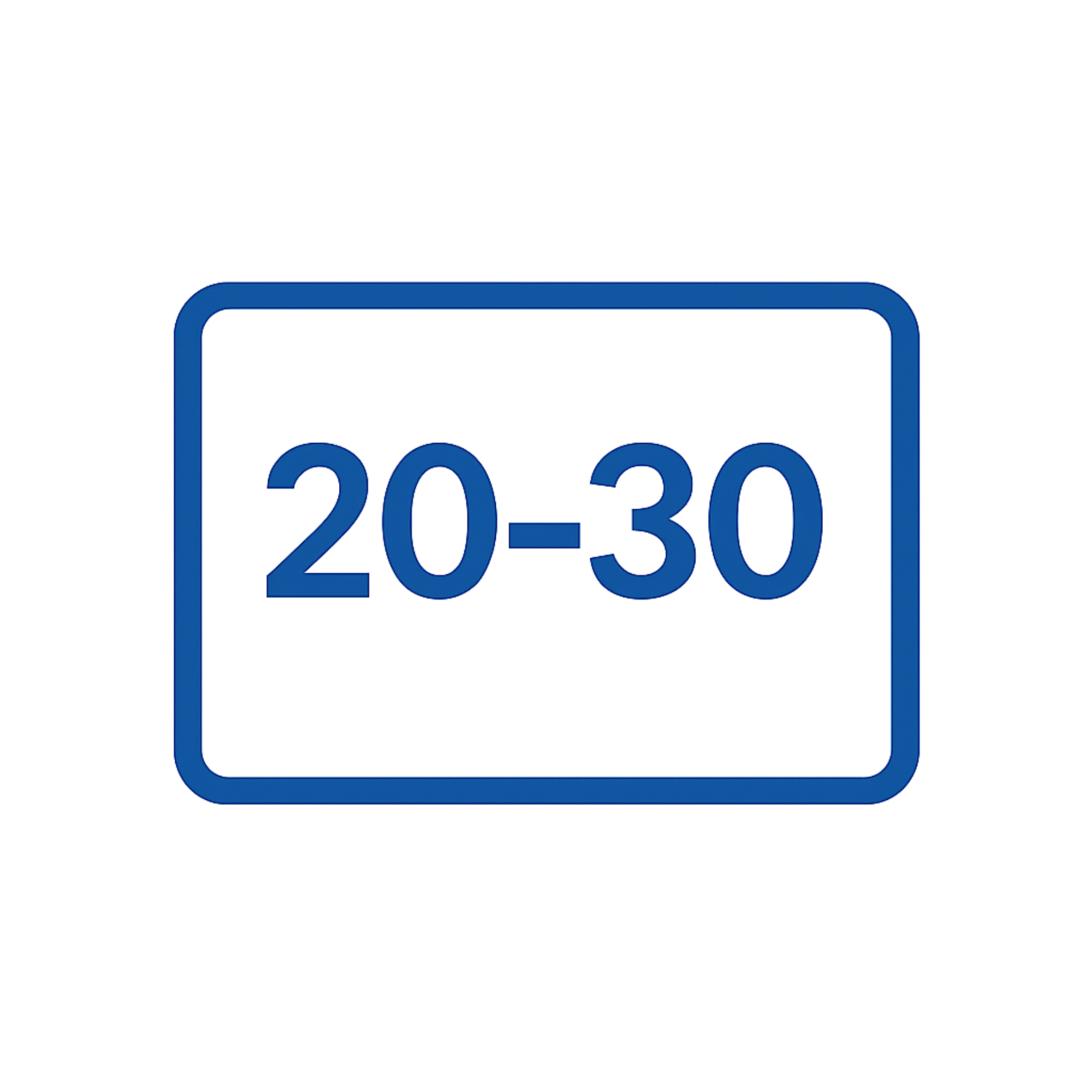 20–30 jaar