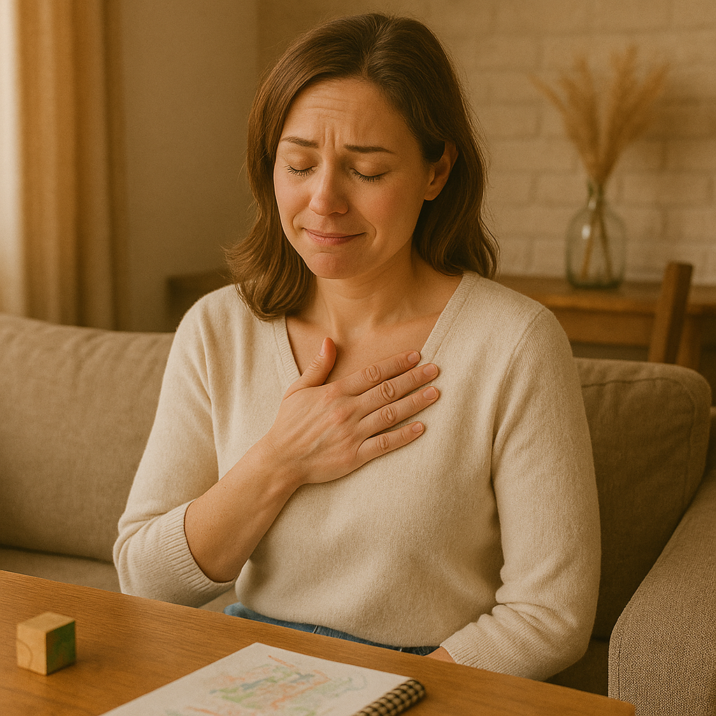 Soulagée sur le moment, mais mal après coup.