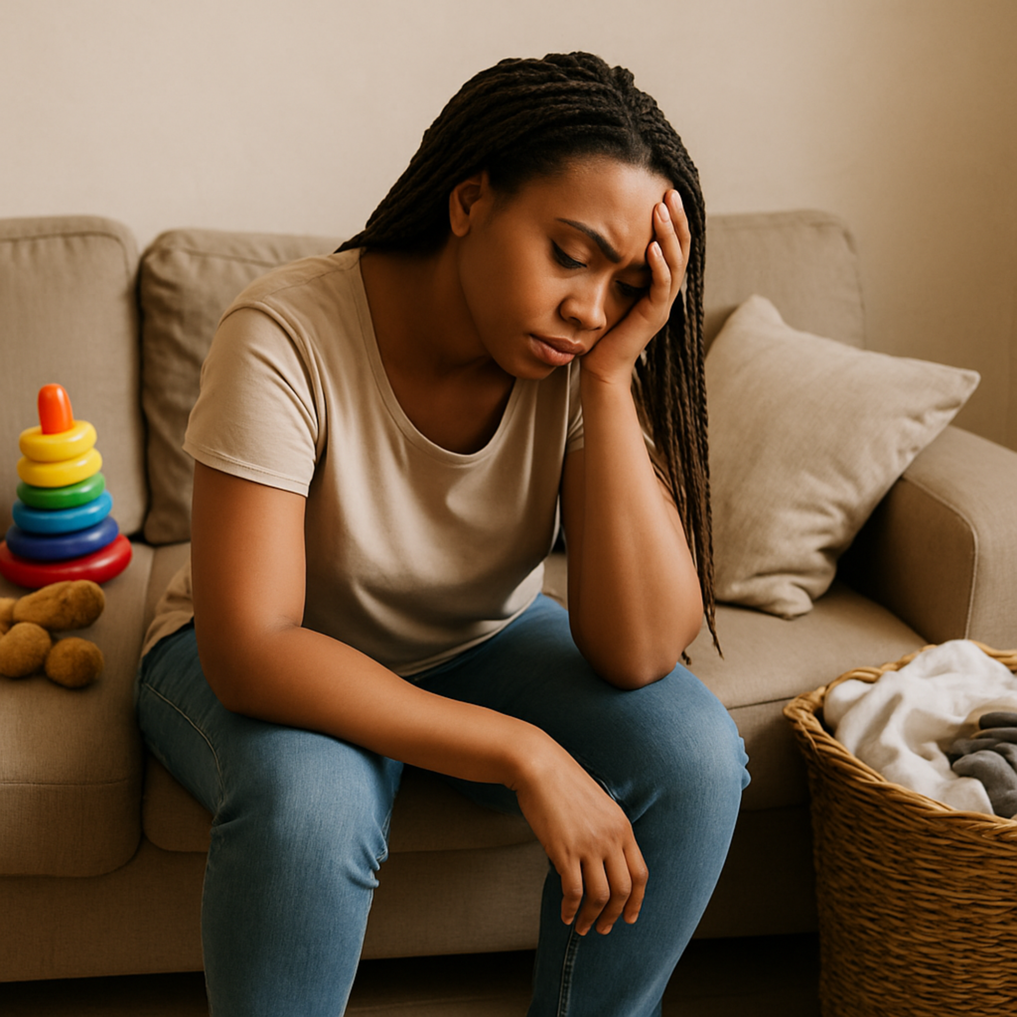 Épuisée, comme si tout pesait sur moi