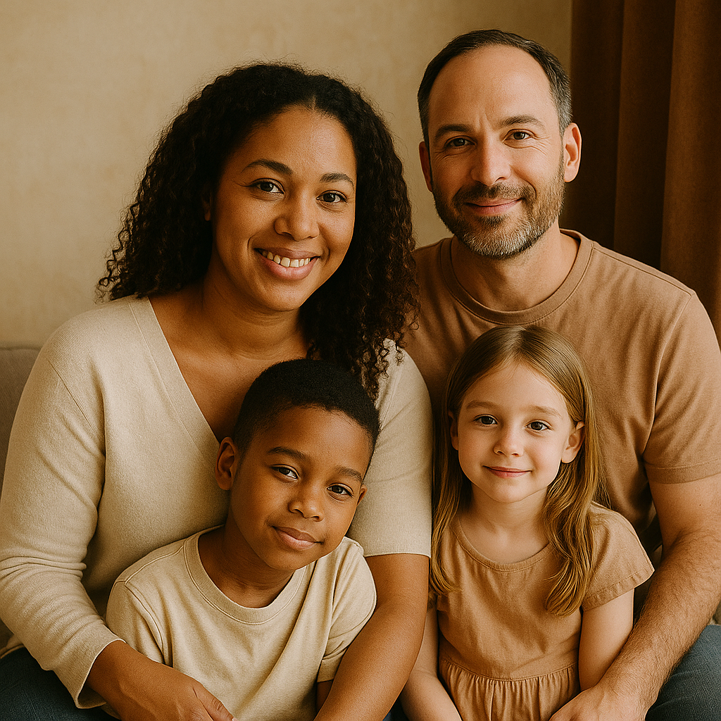 En famille recomposée