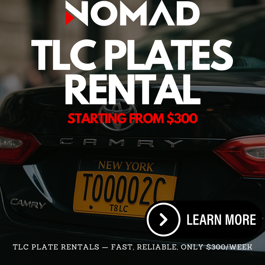 Rent TLC Plate for My Car