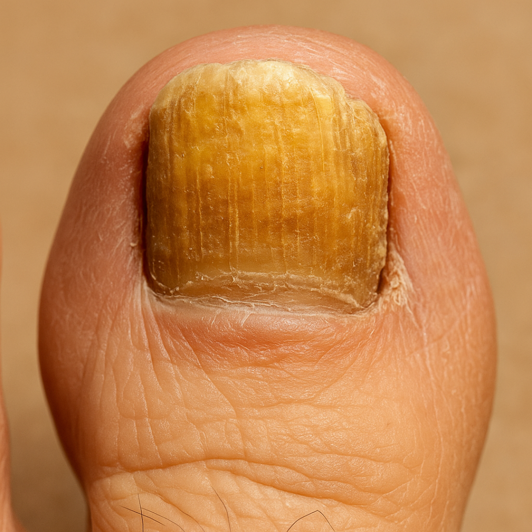 Yellow/brown discoloration
