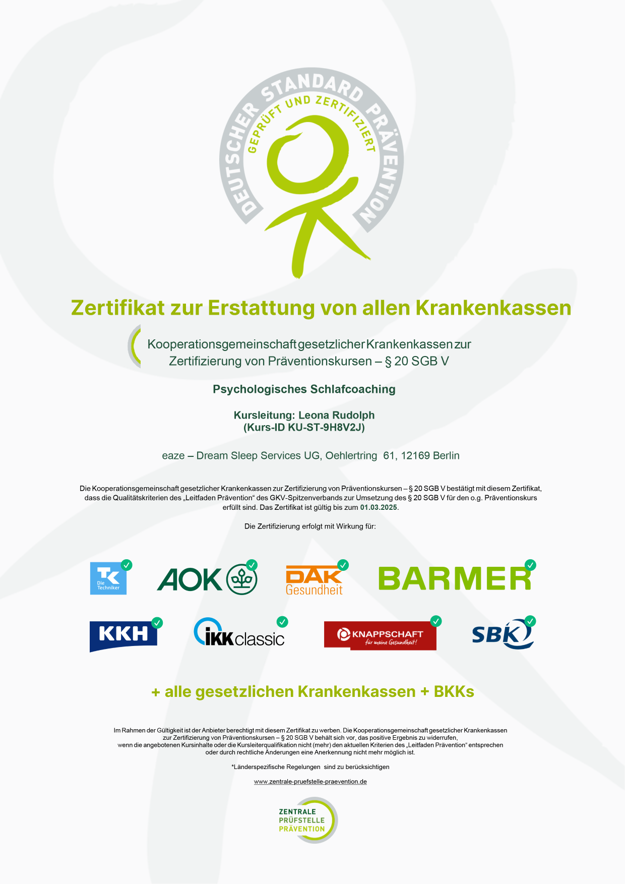 Zertifikat