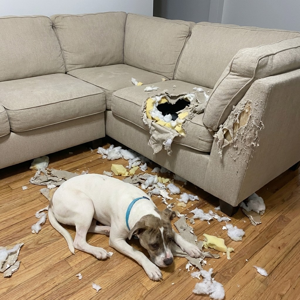 Destructive chewing