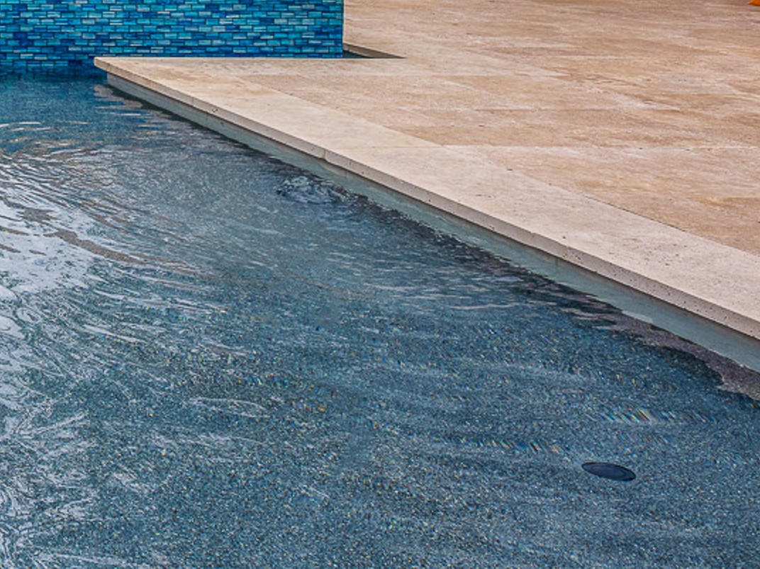 Travertine (smooth, natural look)