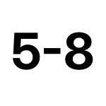5 - 8 Punkte