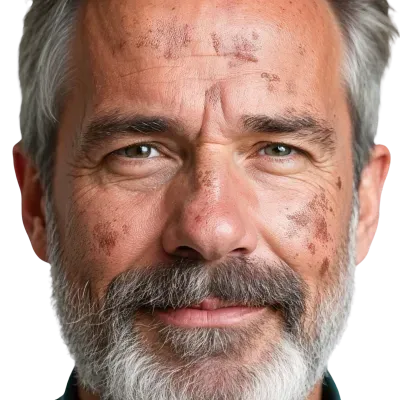 Vlekken die mijn gezicht ouder laten lijken