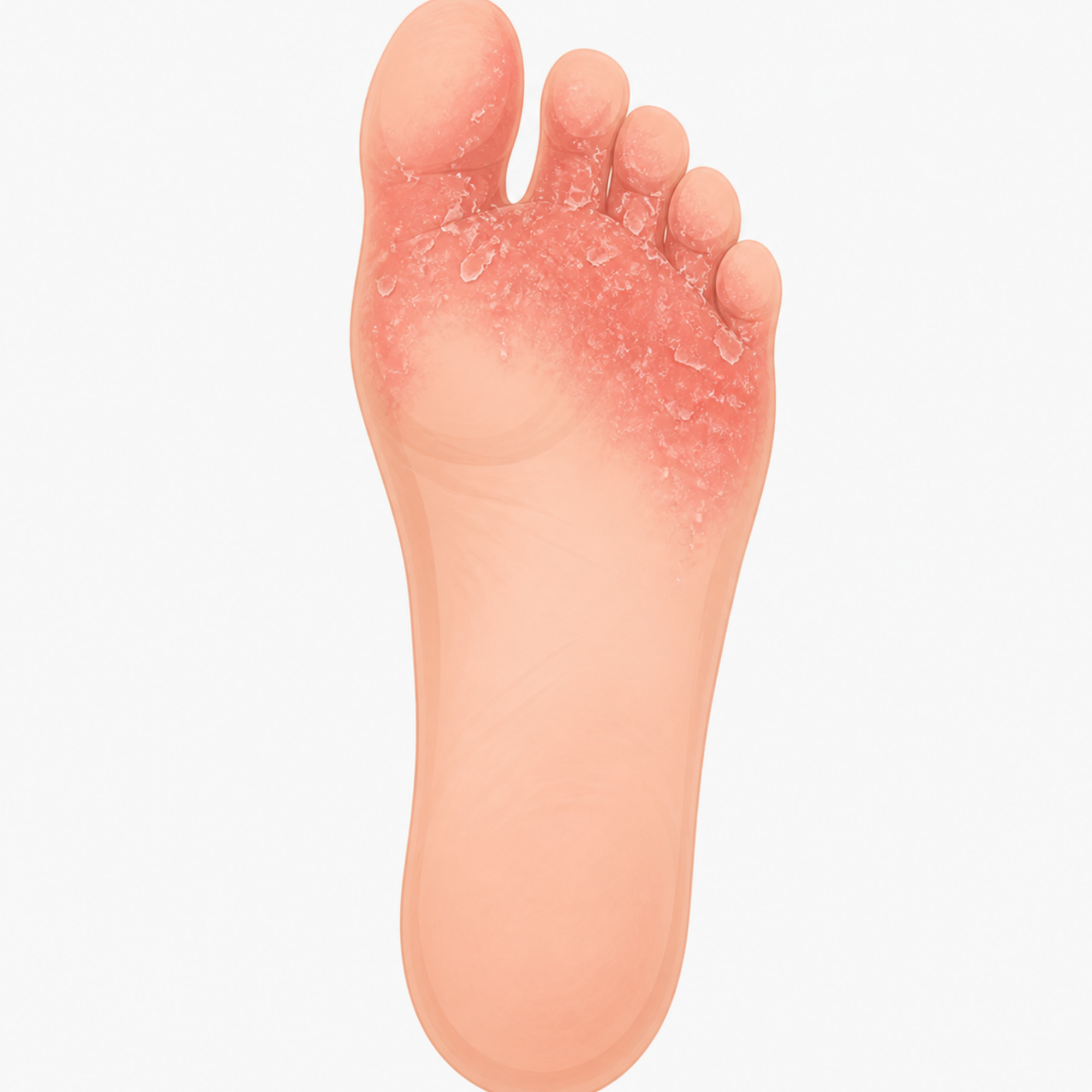 Moderate - visible flaking or irritation