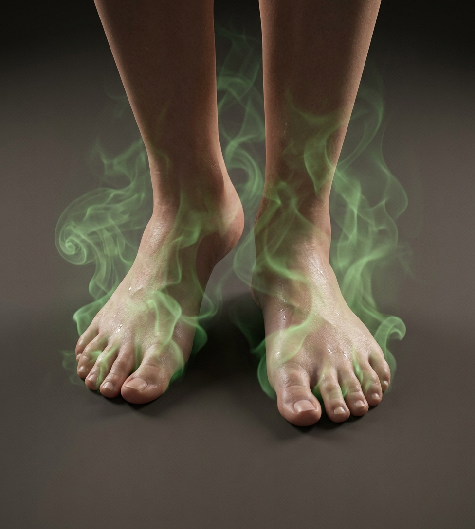 Unpleasant foot odor