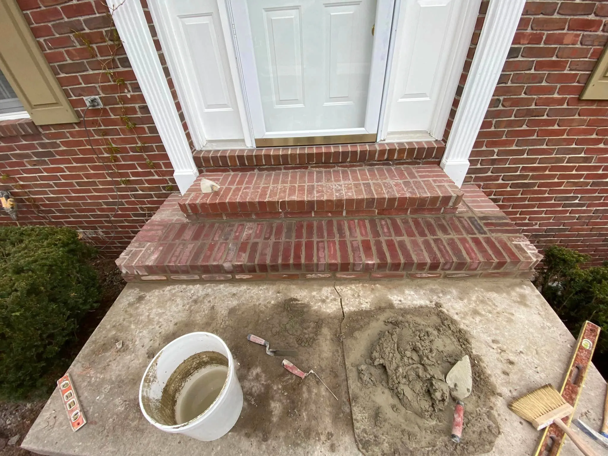 Mid way through a new porch