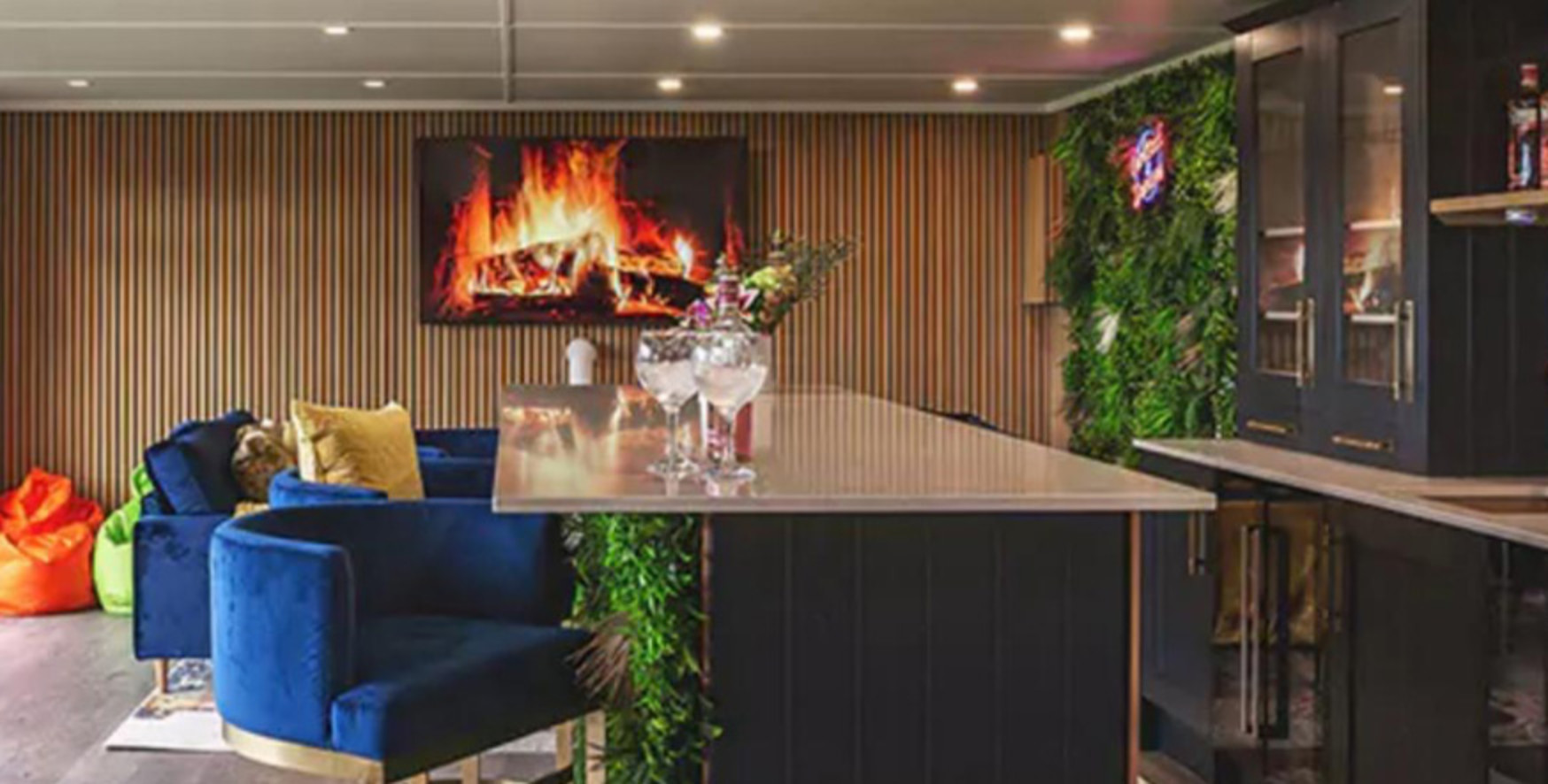 A garden bar