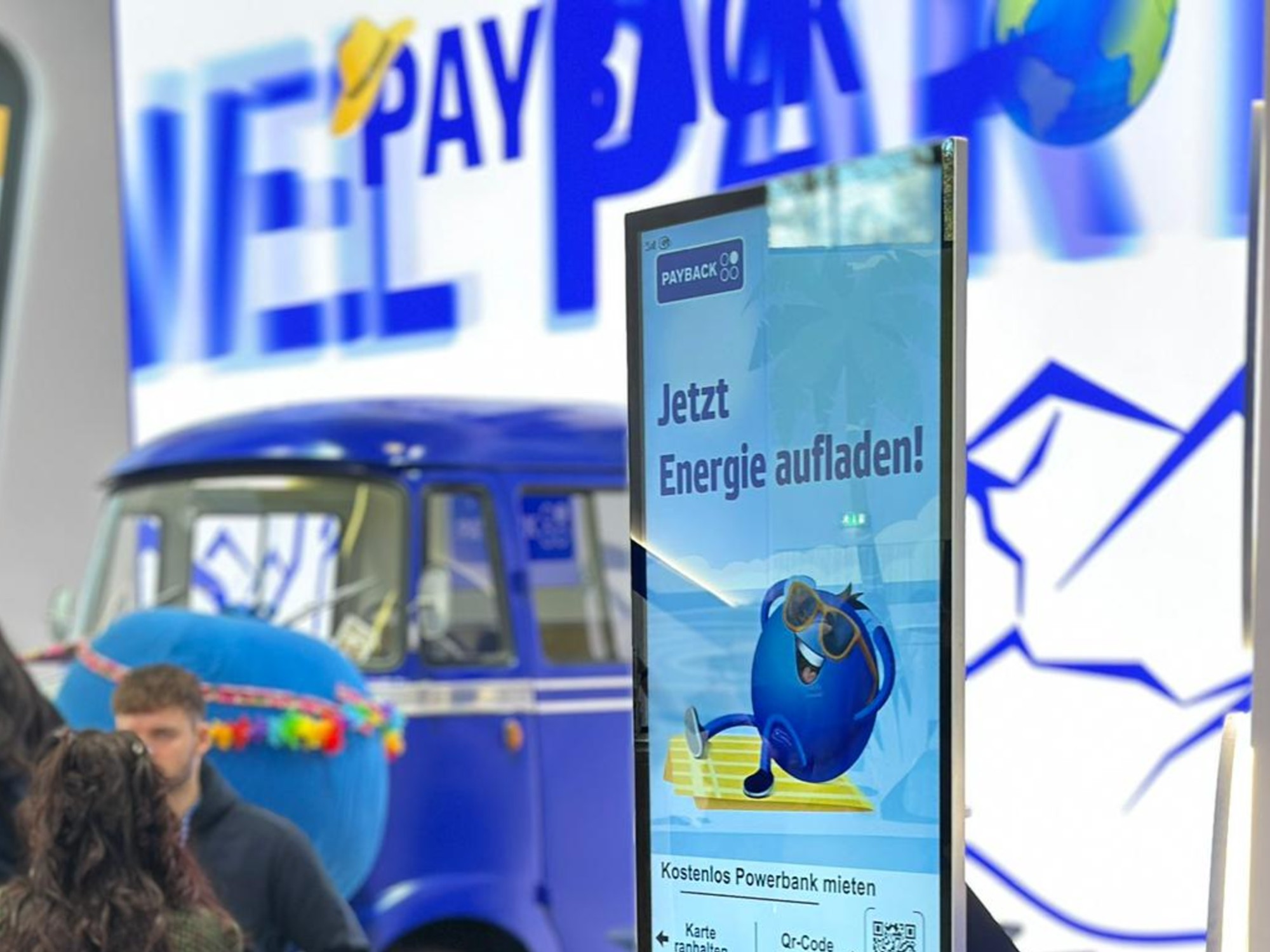 Werbefläche auf den 43” Screens